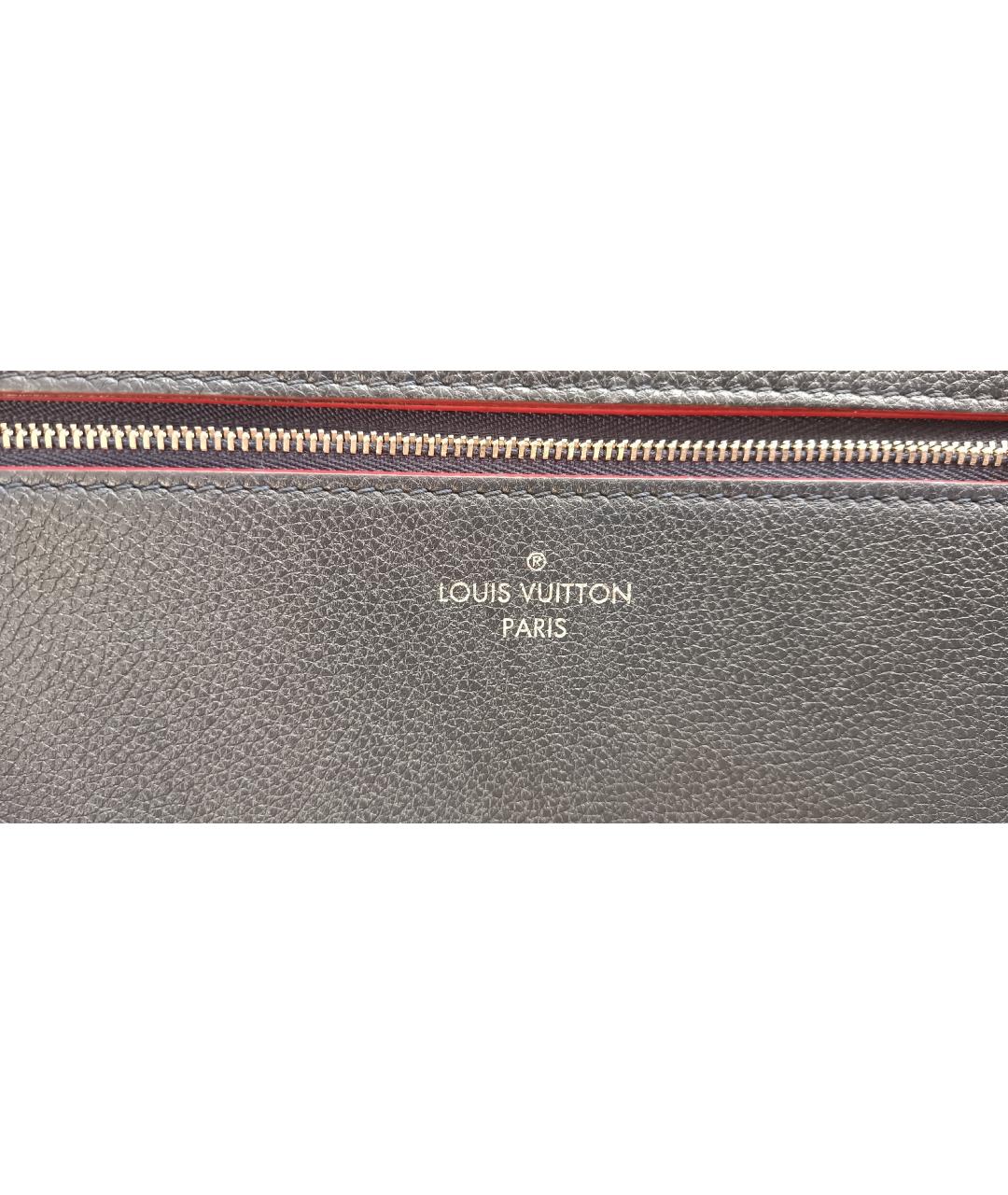 LOUIS VUITTON Темно-синяя кожаная сумка через плечо, фото 3