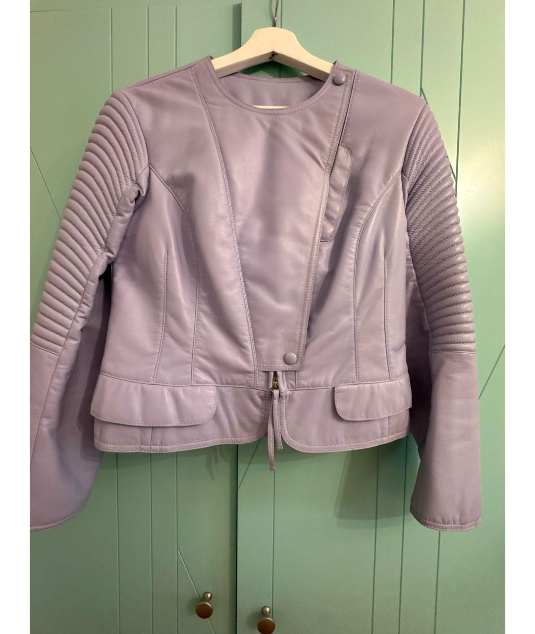 NINA RICCI Кожаная куртка, фото 8