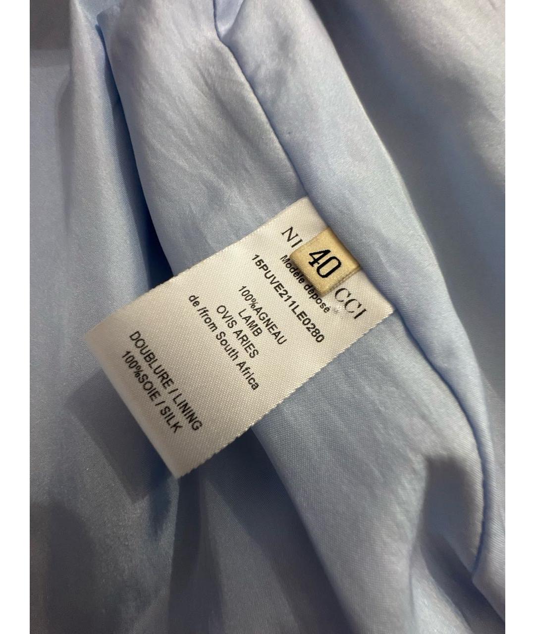 NINA RICCI Кожаная куртка, фото 7