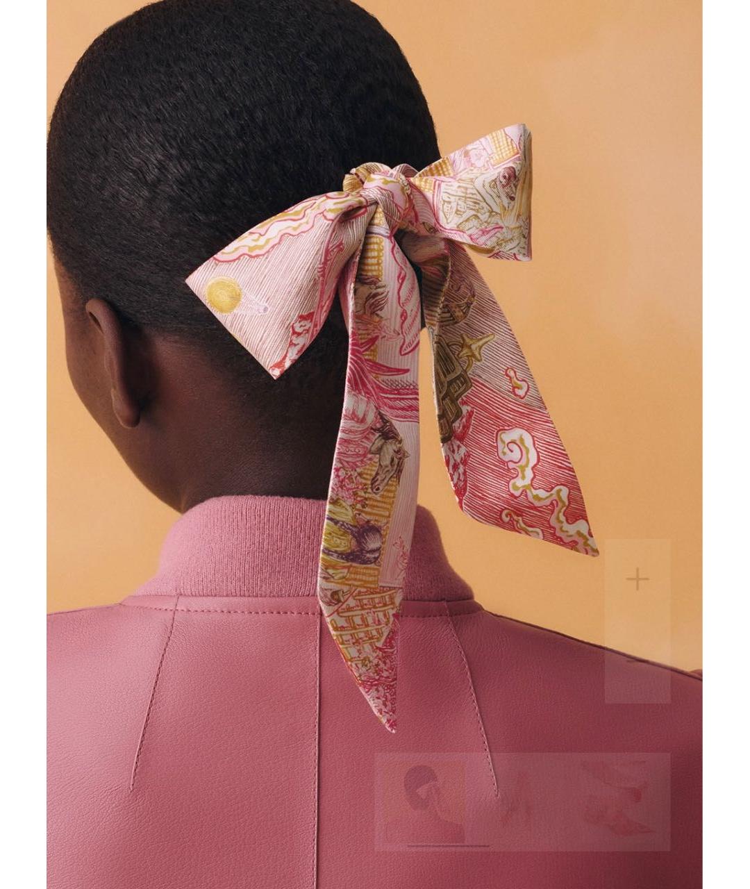 HERMES Шелковый шарф, фото 5