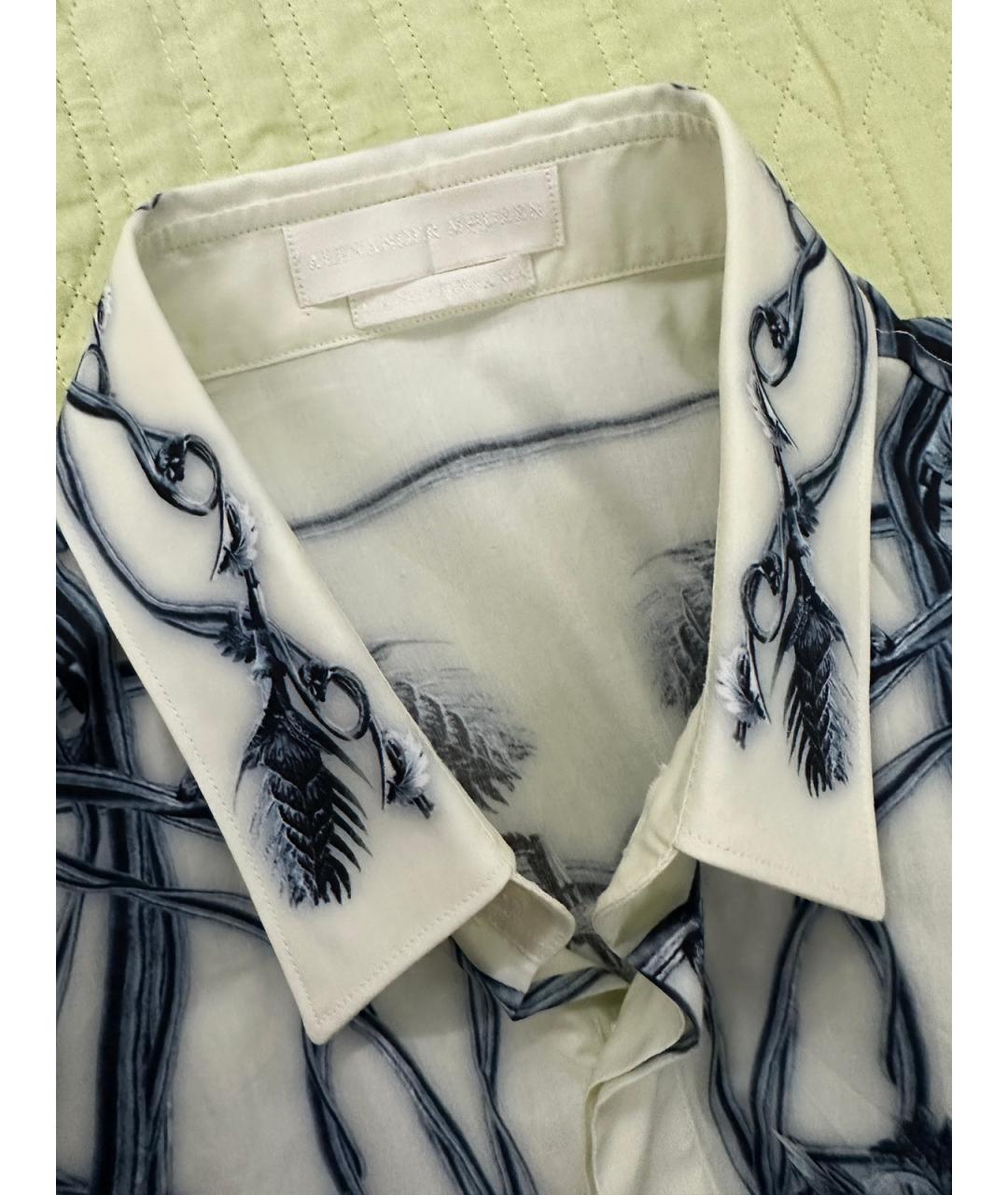 ALEXANDER MCQUEEN Мульти хлопковая кэжуал рубашка, фото 7