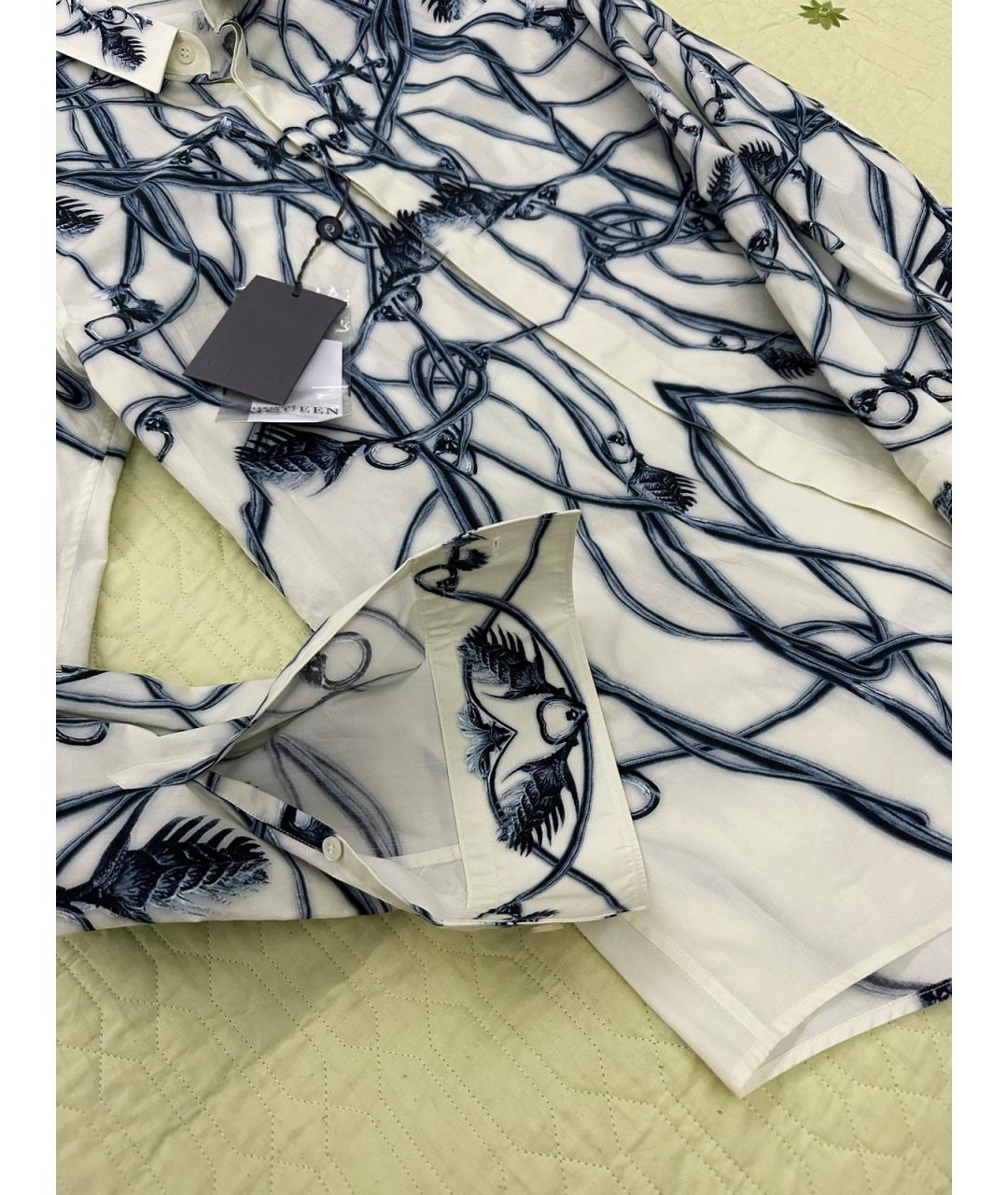 ALEXANDER MCQUEEN Мульти хлопковая кэжуал рубашка, фото 5