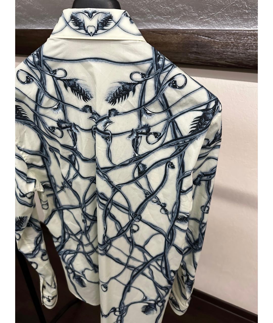 ALEXANDER MCQUEEN Мульти хлопковая кэжуал рубашка, фото 3