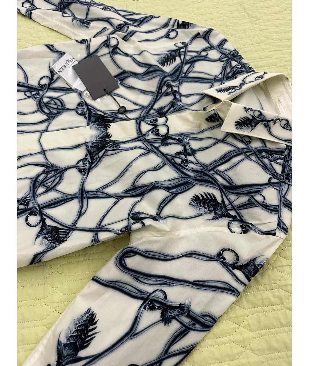 ALEXANDER MCQUEEN Мульти хлопковая кэжуал рубашка, фото 4