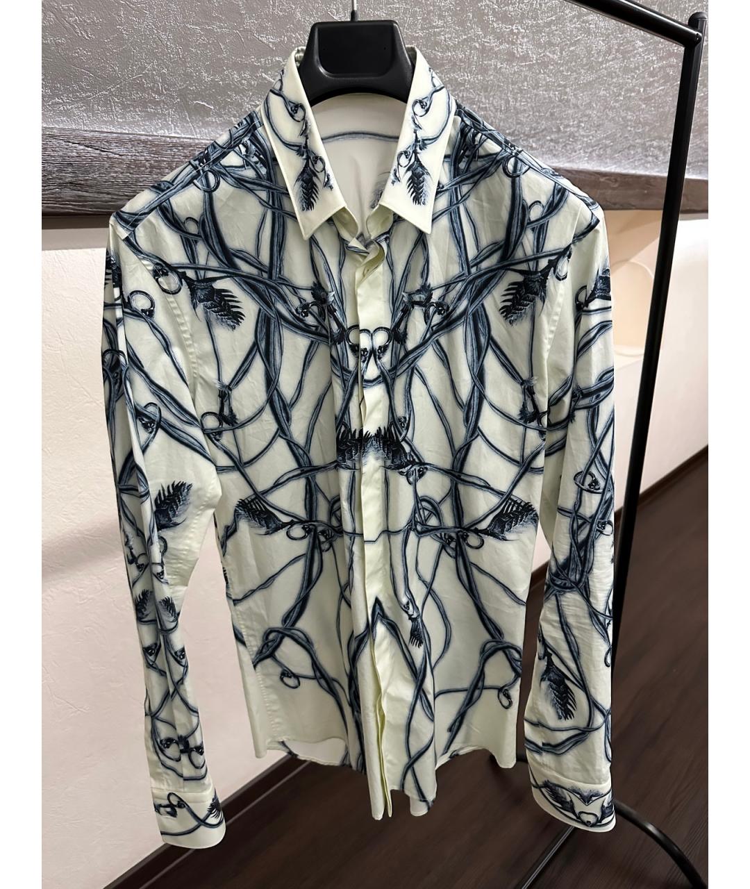 ALEXANDER MCQUEEN Мульти хлопковая кэжуал рубашка, фото 2