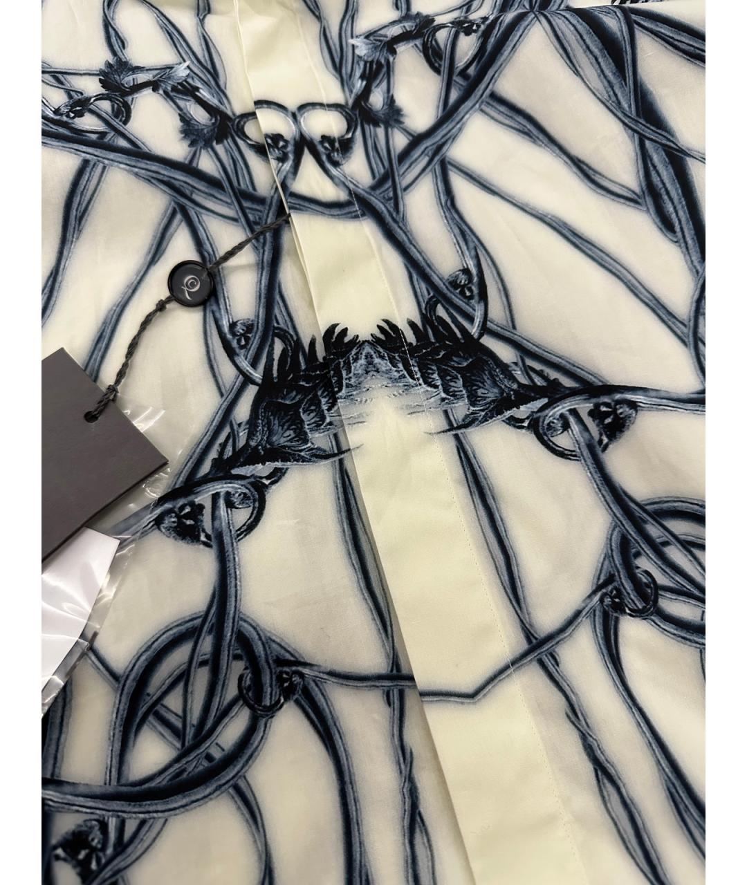 ALEXANDER MCQUEEN Мульти хлопковая кэжуал рубашка, фото 6