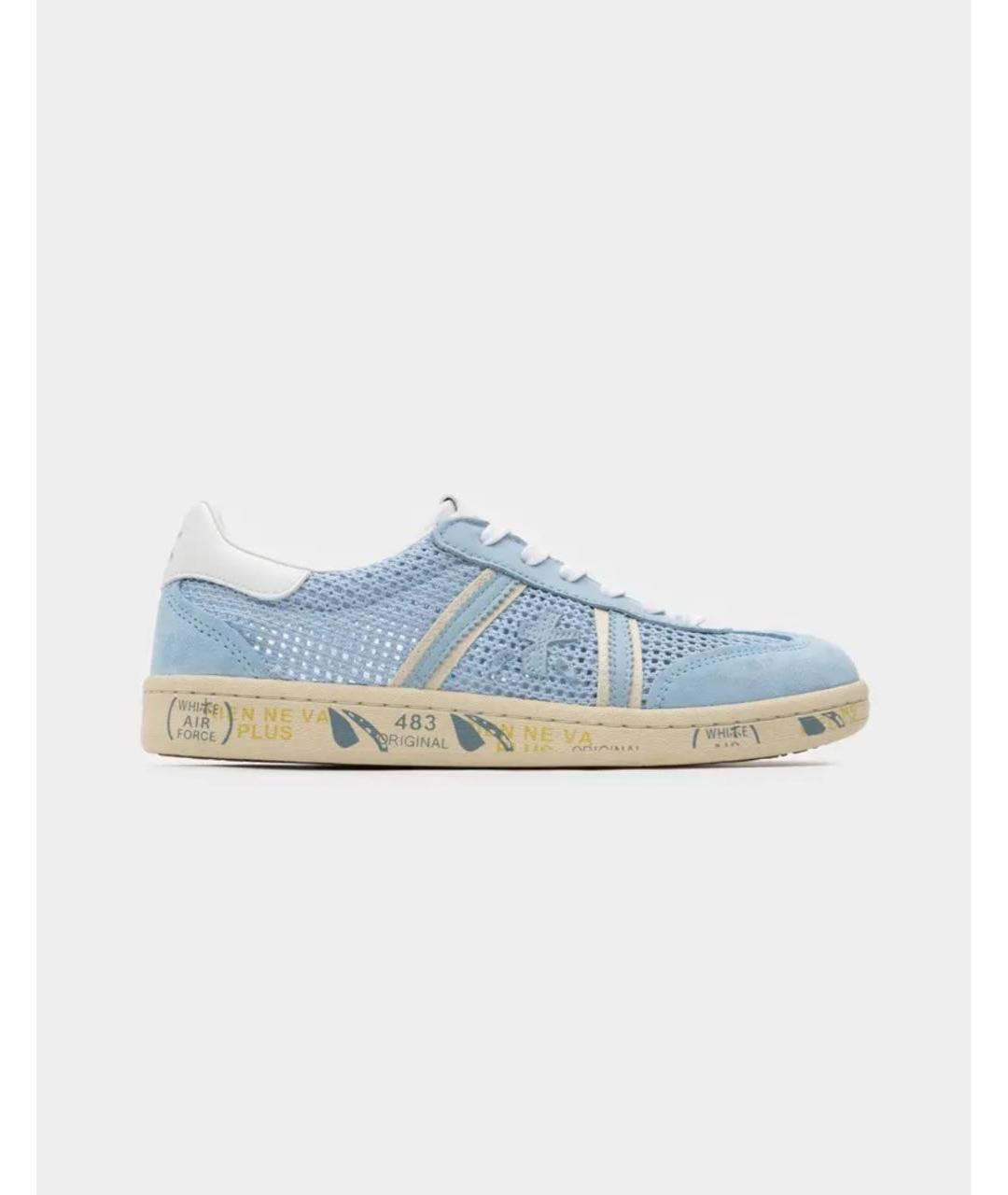 PREMIATA Голубые замшевые кеды, фото 5