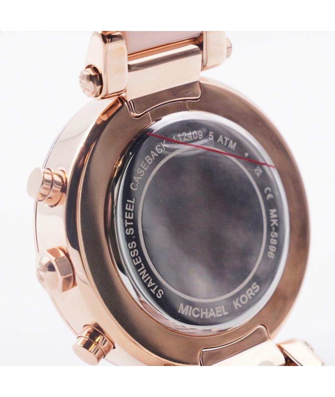 MICHAEL KORS Розовые стальные часы, фото 2