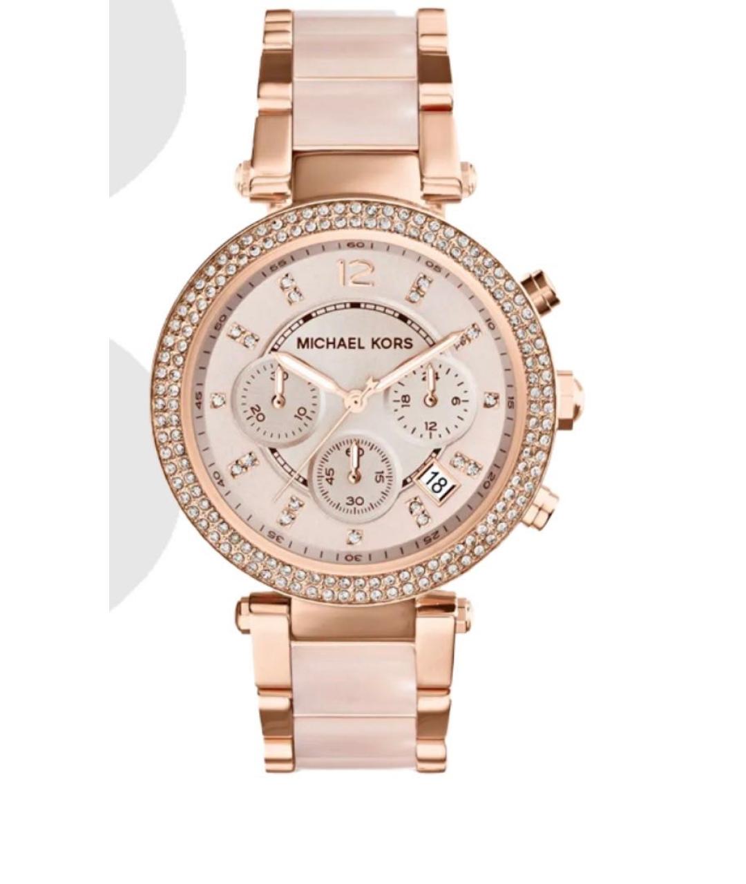 MICHAEL KORS Розовые стальные часы, фото 5