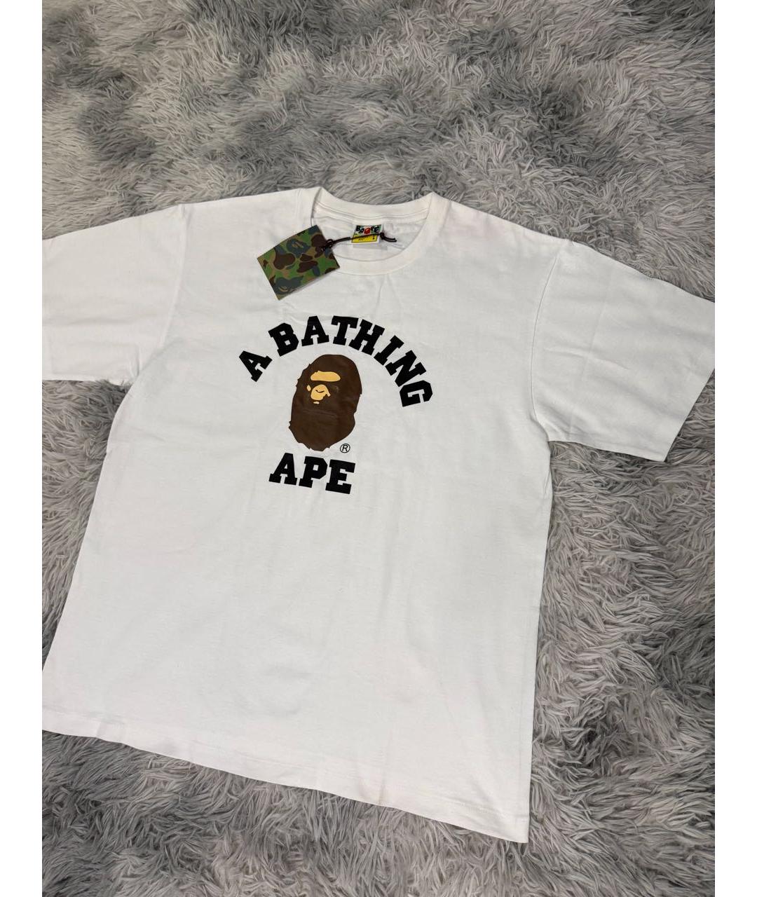 BAPE Белая футболка, фото 3