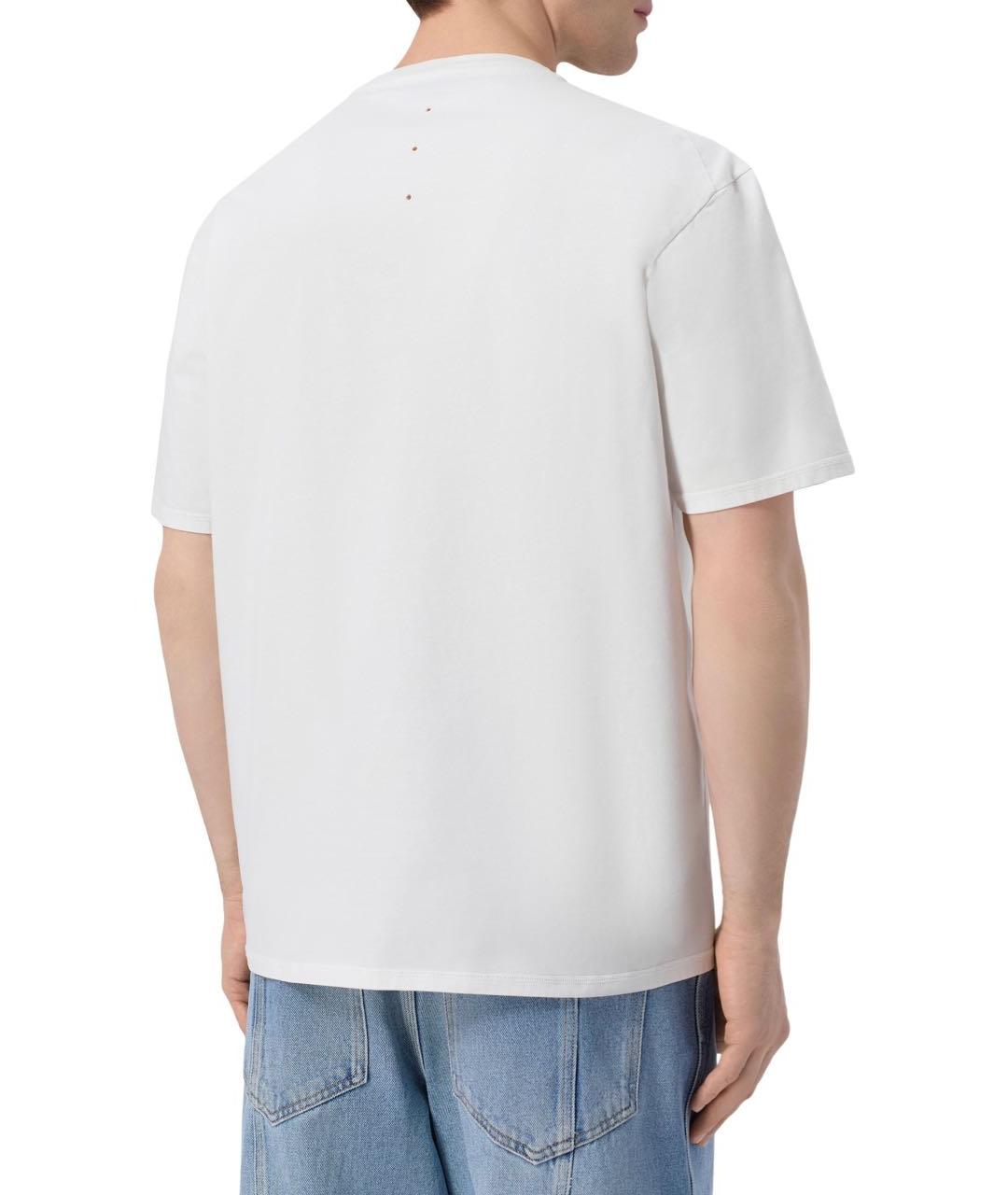 PREMIATA Белая хлопковая футболка, фото 3