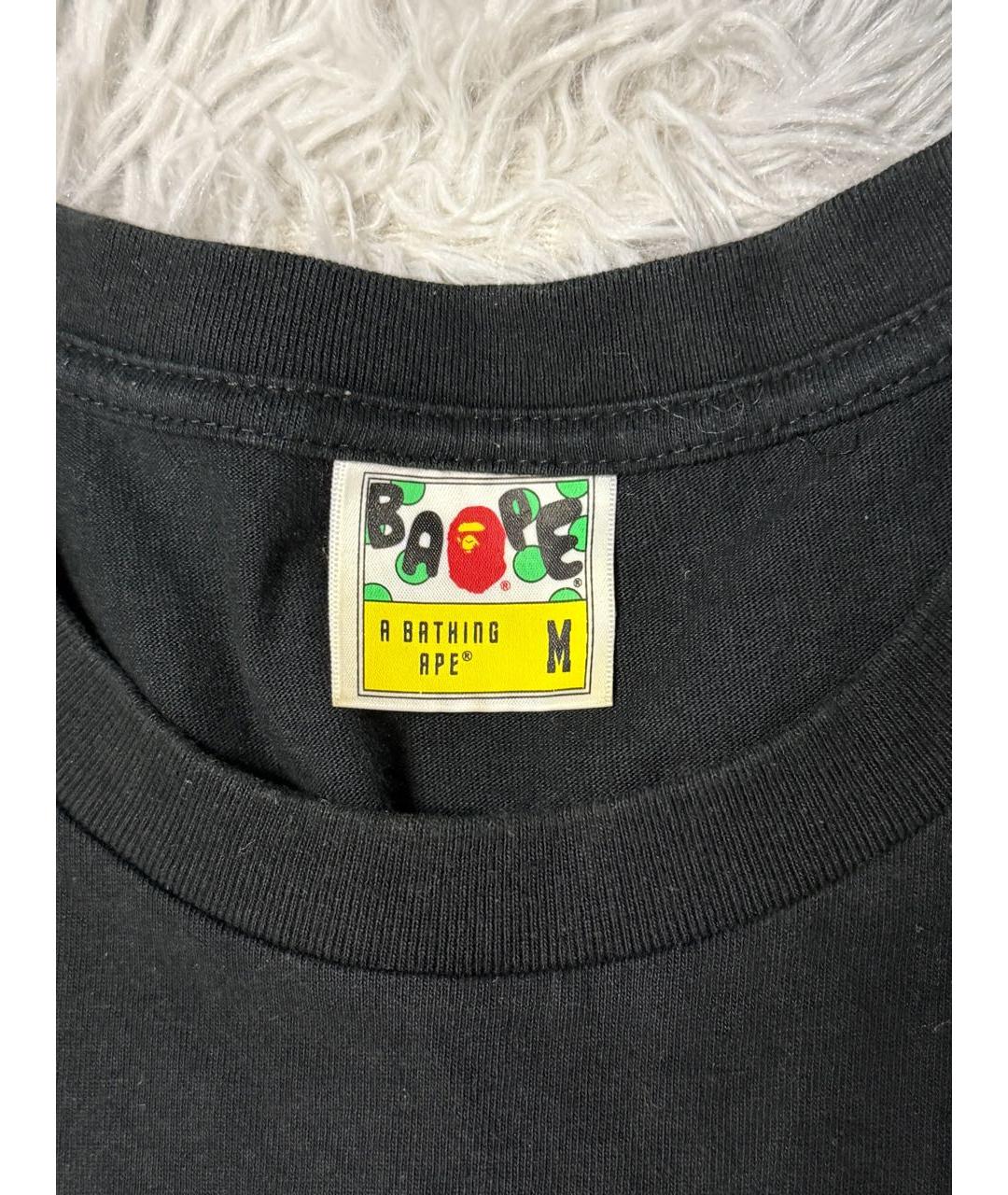 BAPE Черная футболка, фото 4