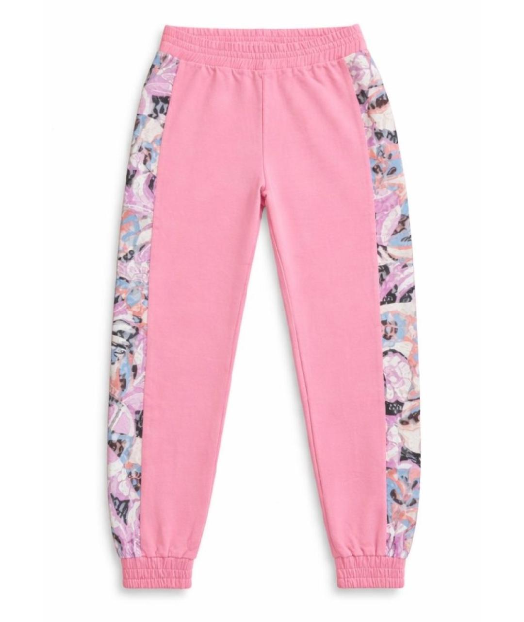 EMILIO PUCCI Розовые хлопковые брюки и шорты, фото 2