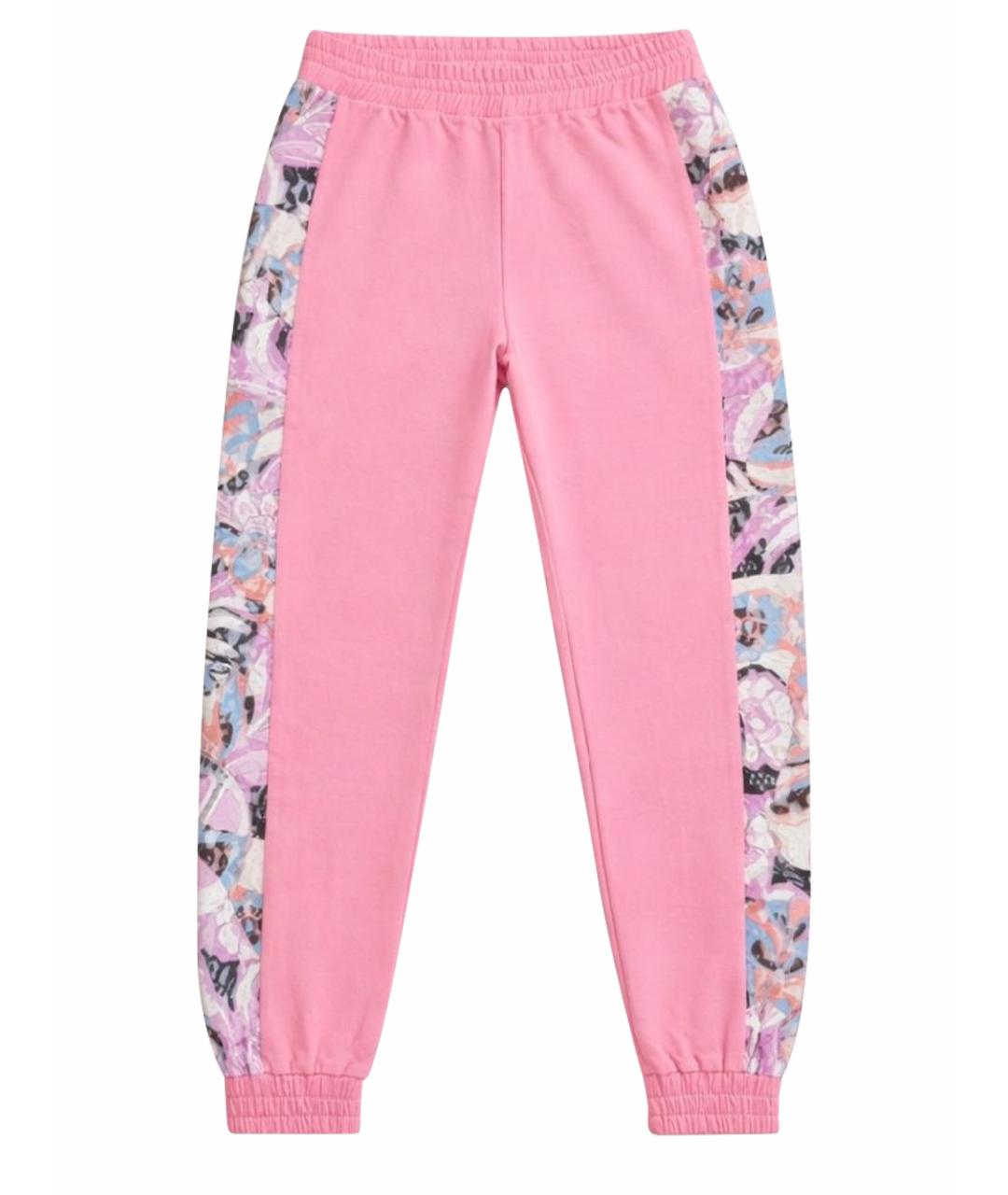 EMILIO PUCCI Розовые хлопковые брюки и шорты, фото 4