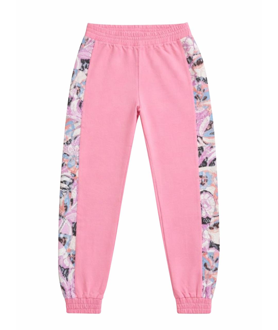 EMILIO PUCCI Розовые хлопковые брюки и шорты, фото 1