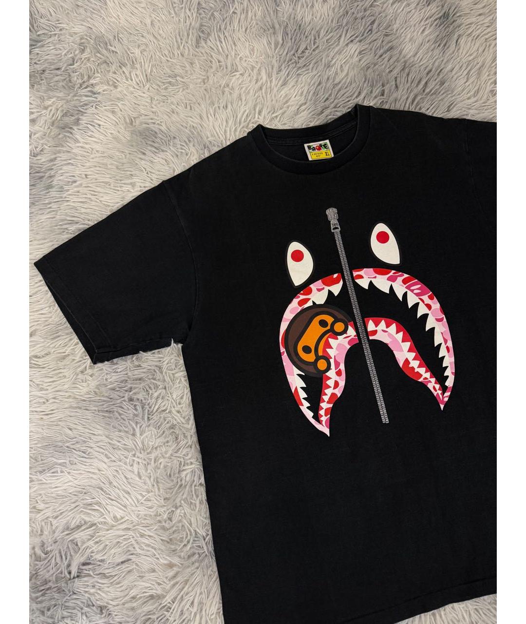 BAPE Черная футболка, фото 3