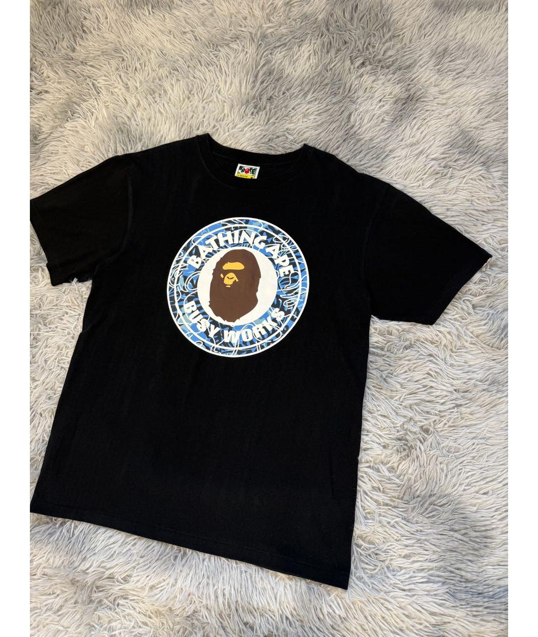 BAPE Черная футболка, фото 2