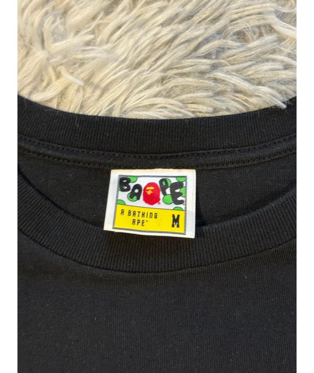 BAPE Черная футболка, фото 4