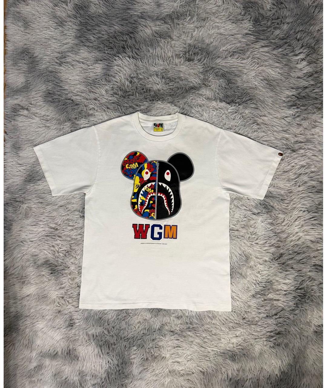 BAPE Белая футболка, фото 6