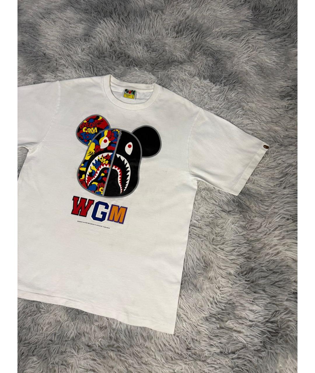 BAPE Белая футболка, фото 2