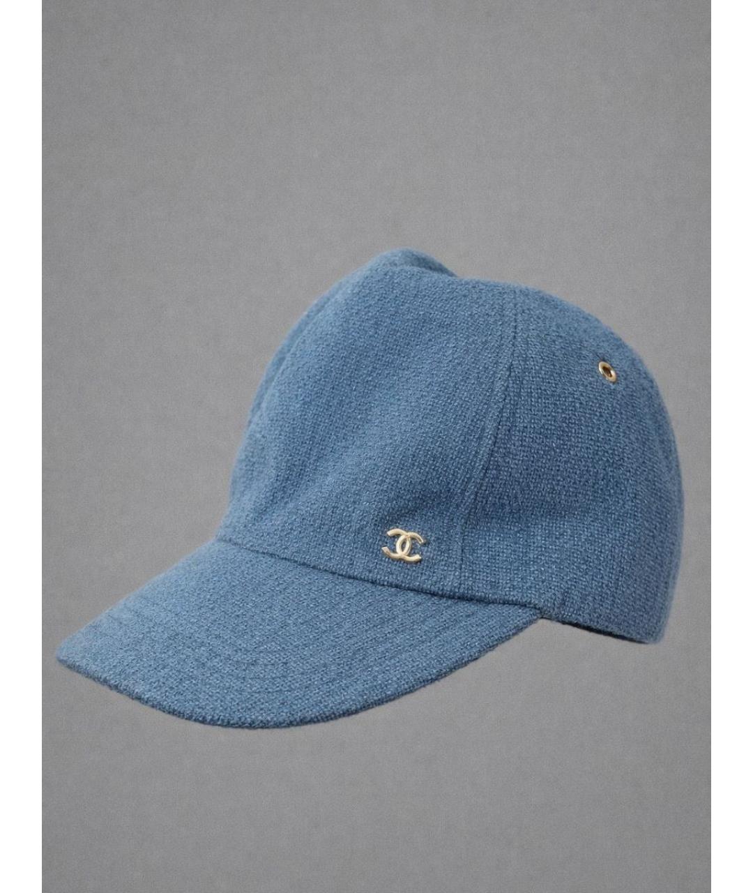 CHANEL Голубая кепка, фото 8