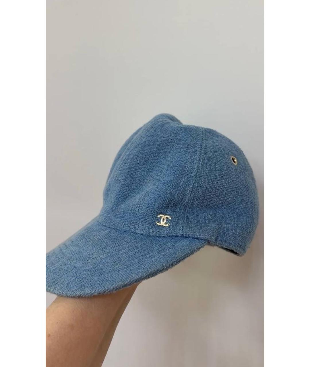 CHANEL Голубая кепка, фото 2