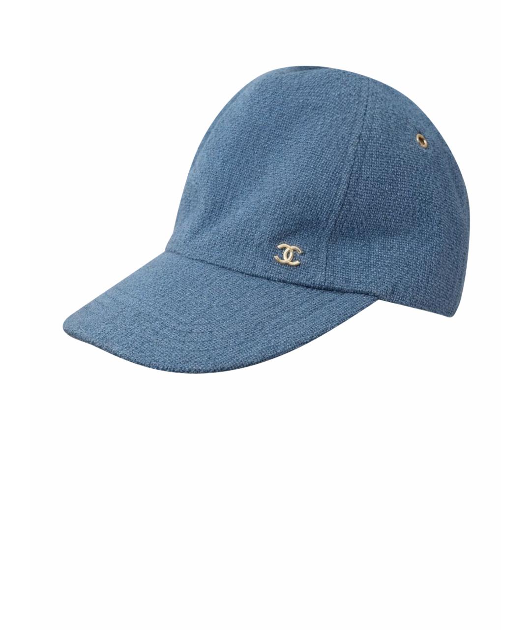 CHANEL Голубая кепка, фото 1