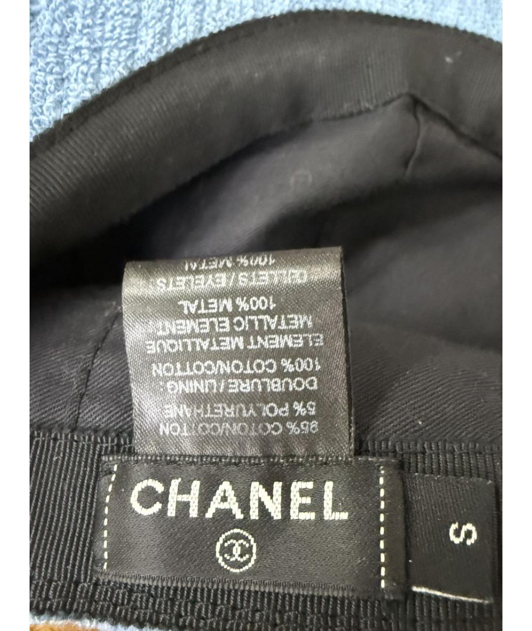 CHANEL Голубая кепка, фото 6