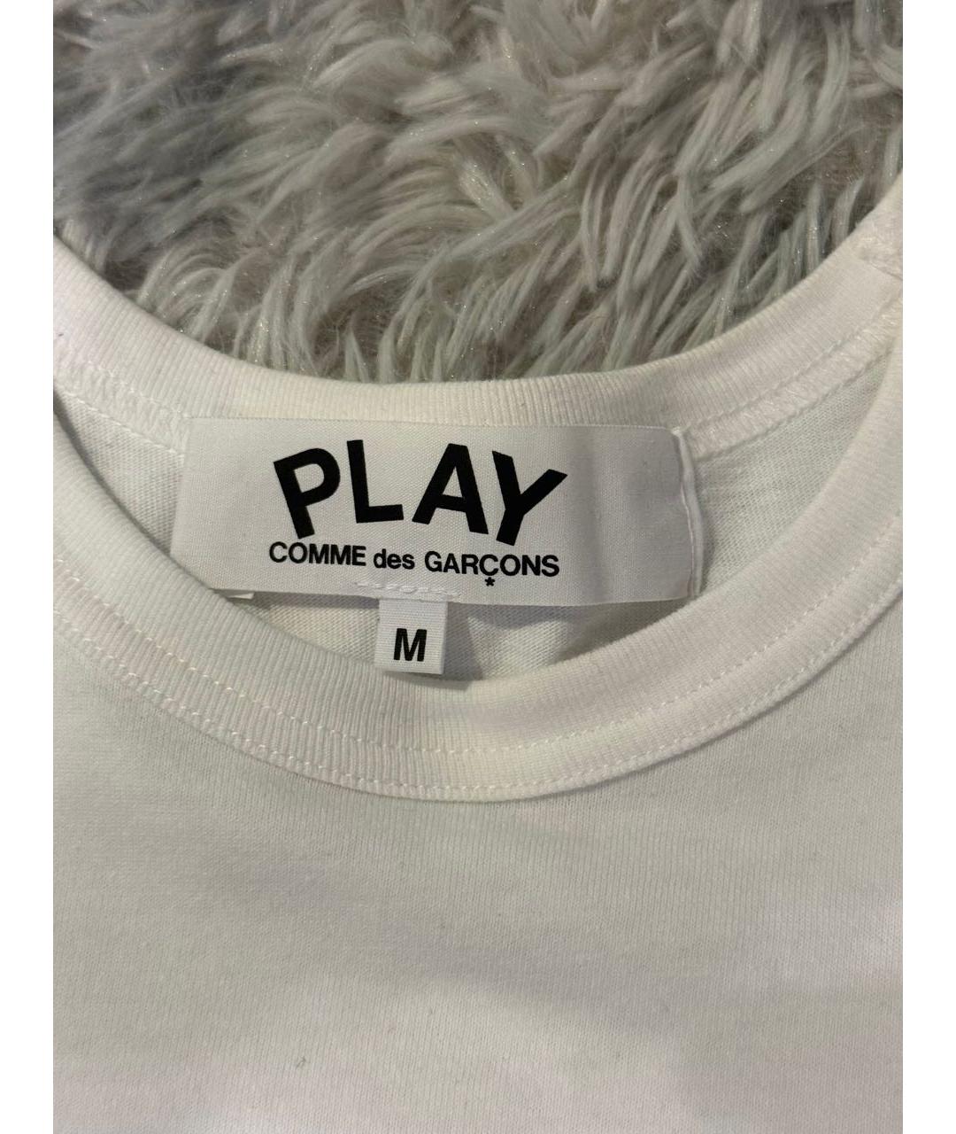 COMME DES GARÇONS Белая футболка, фото 4