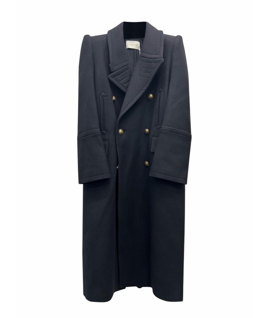 ZIMMERMANN Черное шерстяное пальто, фото 1