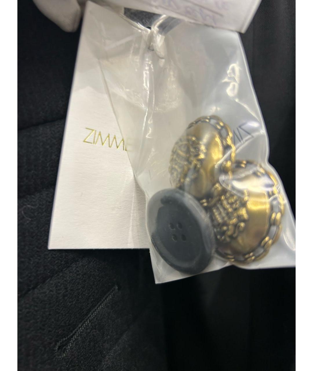 ZIMMERMANN Черное шерстяное пальто, фото 7