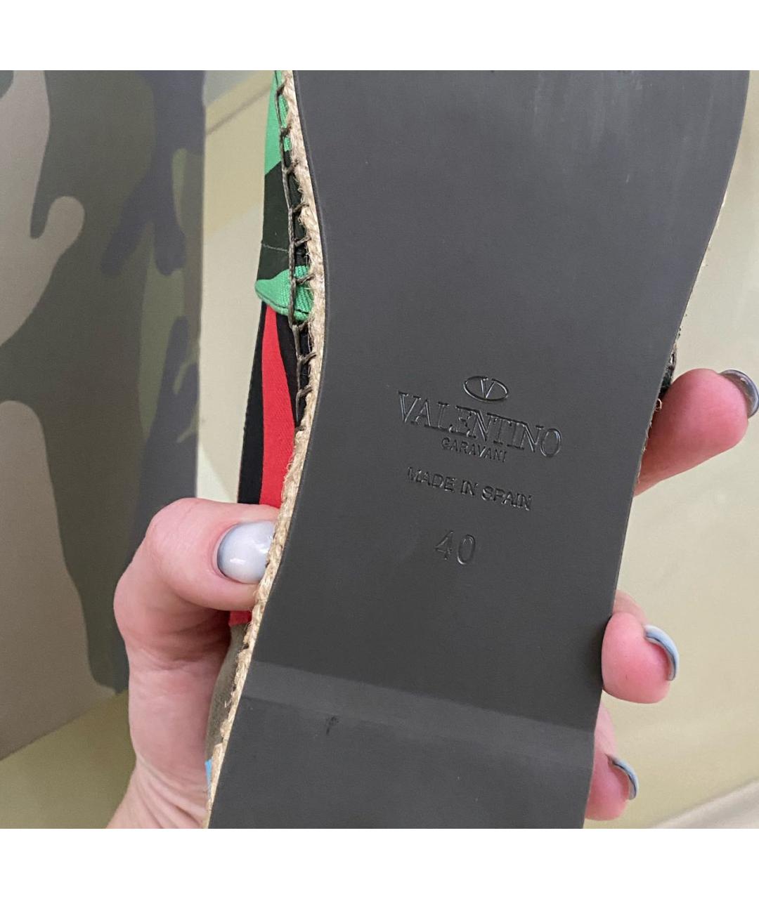 VALENTINO Мульти кожаные эспадрильи, фото 7