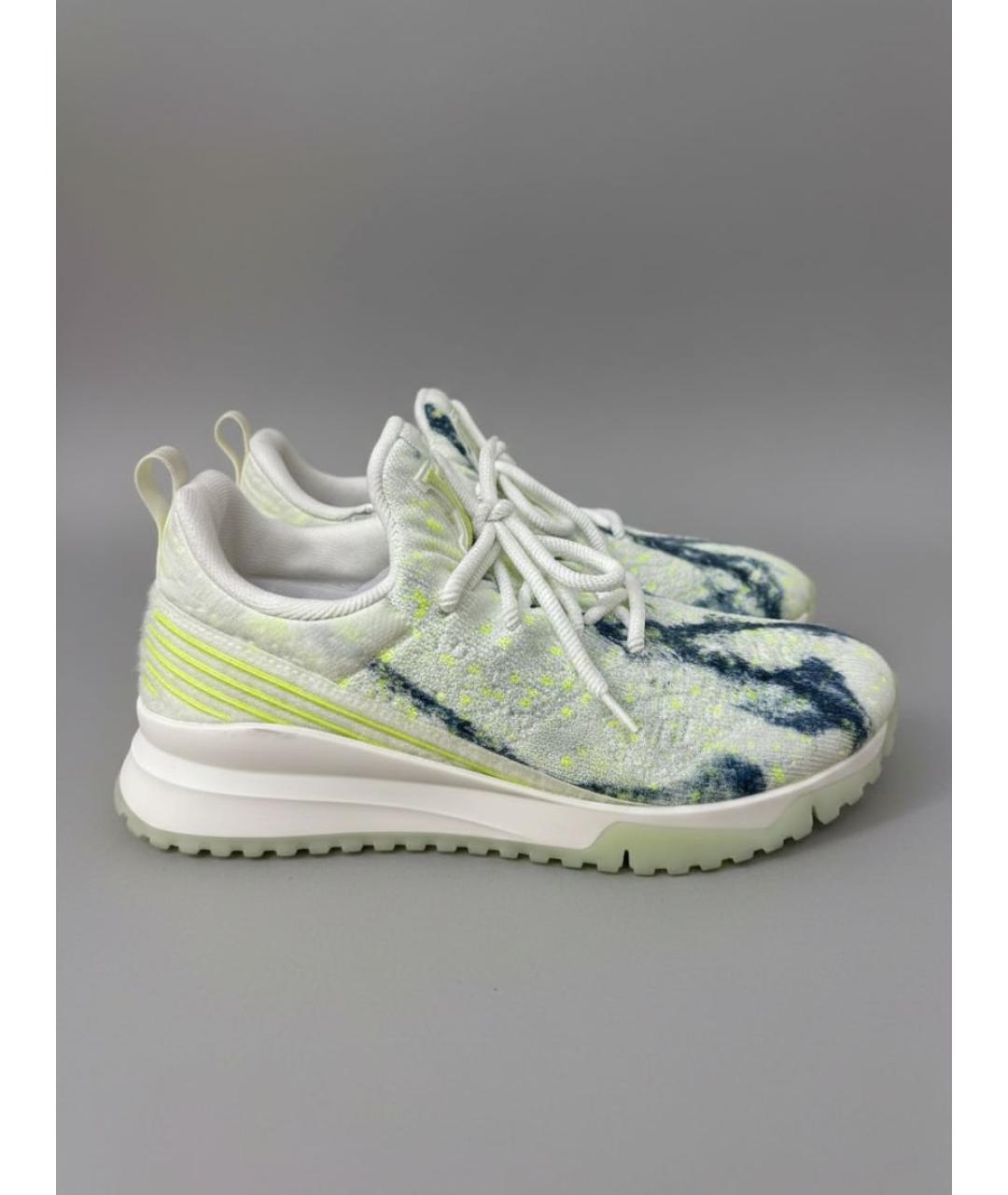 LOUIS VUITTON Текстильные низкие кроссовки / кеды, фото 8