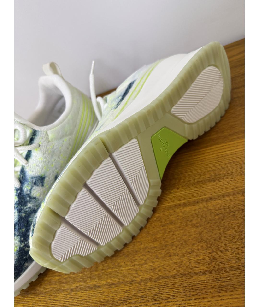 LOUIS VUITTON Текстильные низкие кроссовки / кеды, фото 7