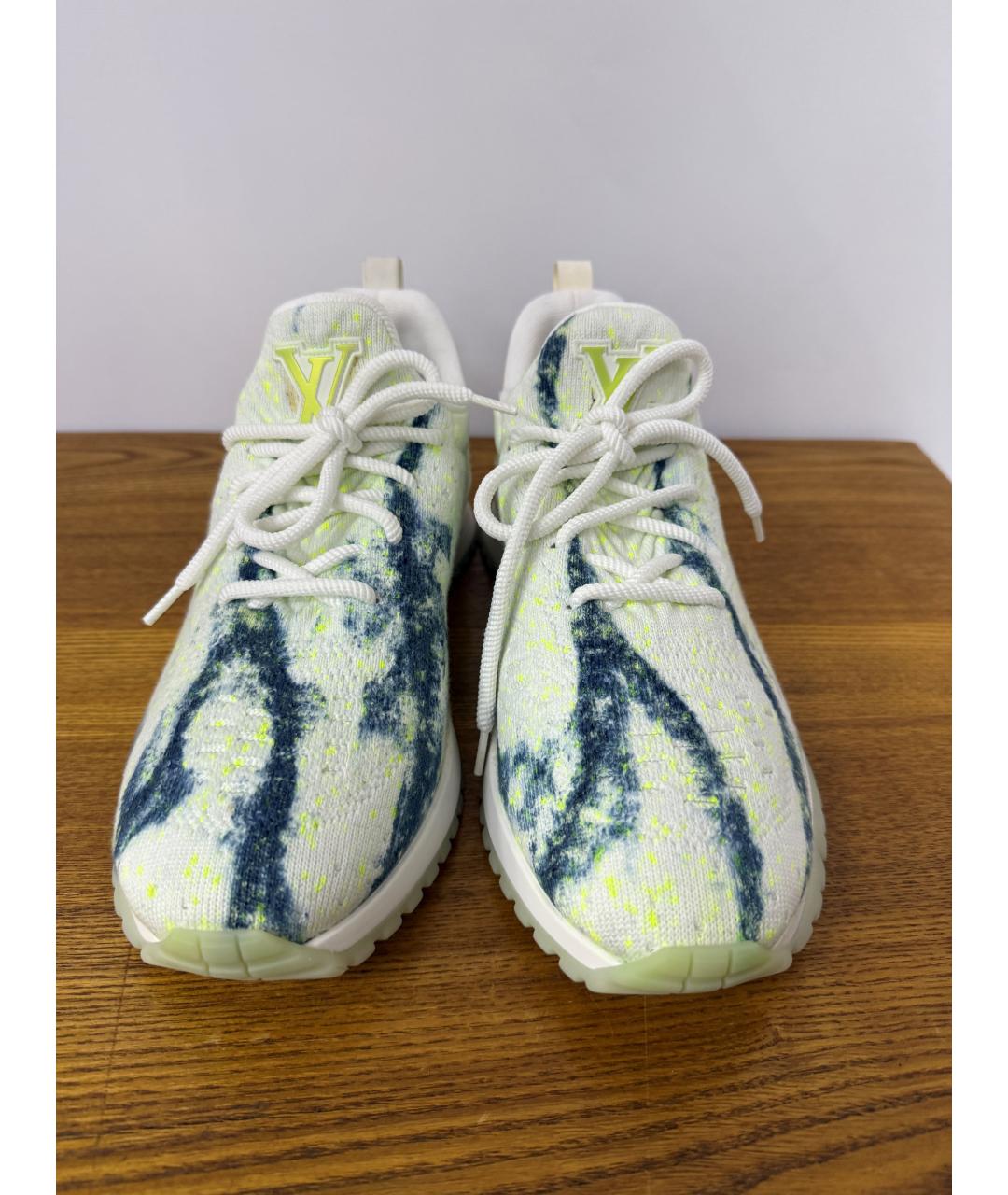 LOUIS VUITTON Текстильные низкие кроссовки / кеды, фото 3