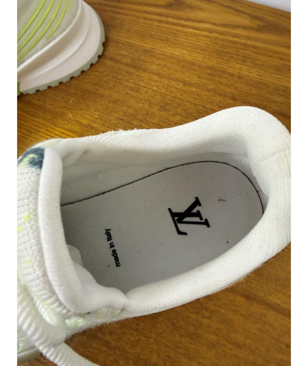 LOUIS VUITTON Текстильные низкие кроссовки / кеды, фото 5