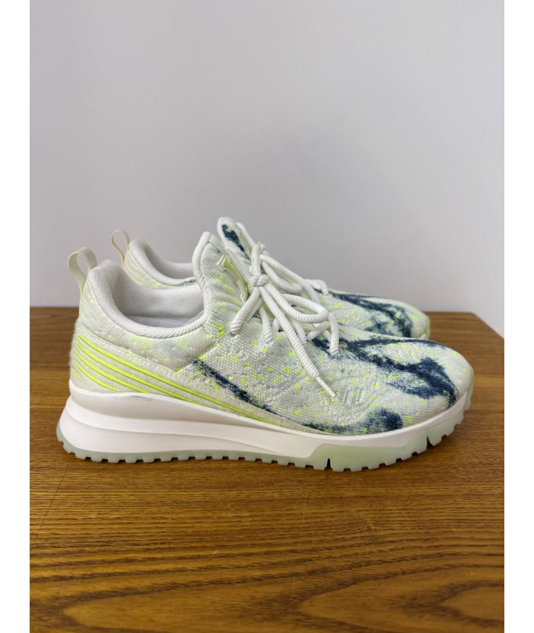 LOUIS VUITTON Текстильные низкие кроссовки / кеды, фото 2