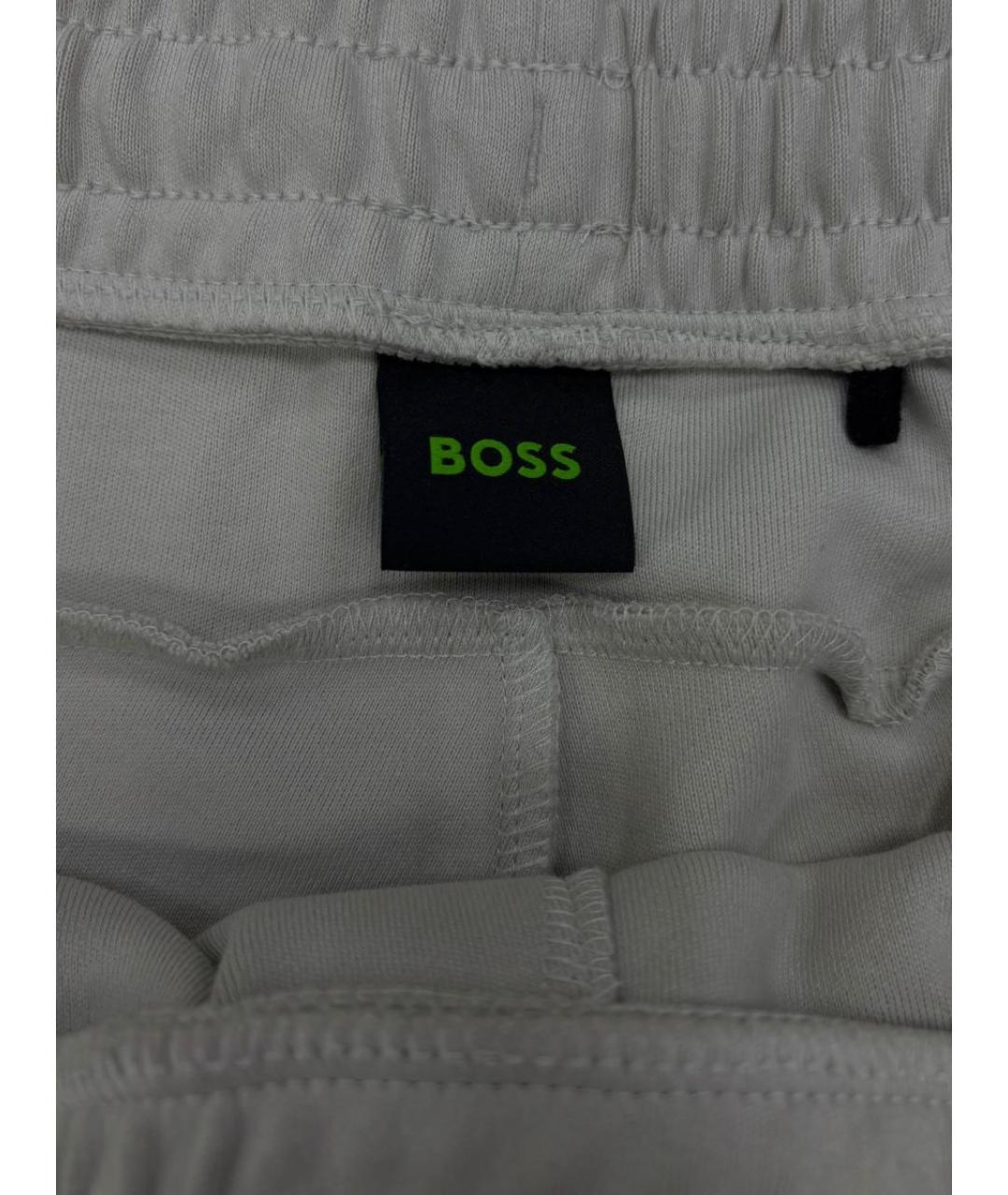 HUGO BOSS Серые хлопковые шорты, фото 4