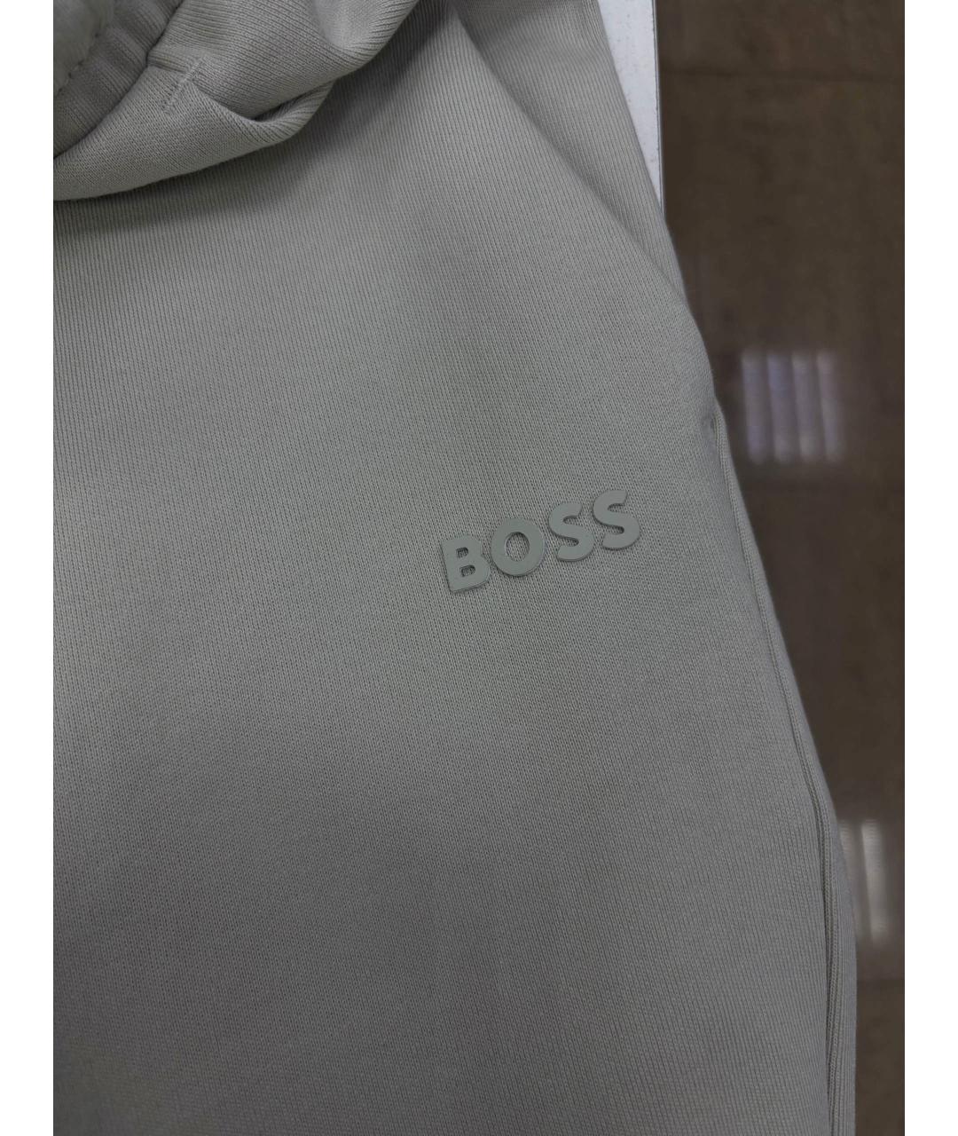 HUGO BOSS Серые хлопковые шорты, фото 3