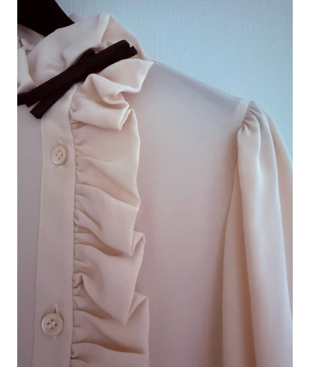 MIU MIU Шелковая блузы, фото 3