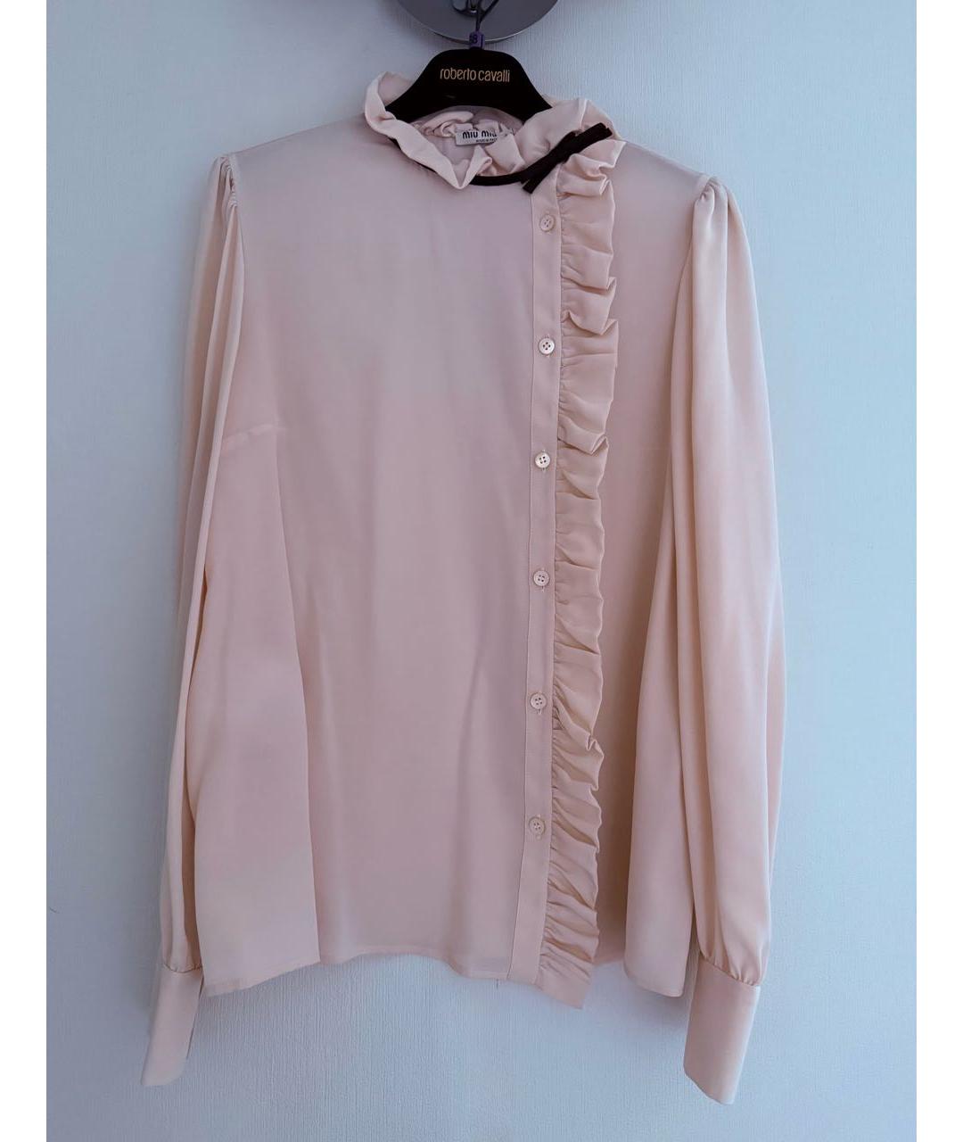 MIU MIU Шелковая блузы, фото 9