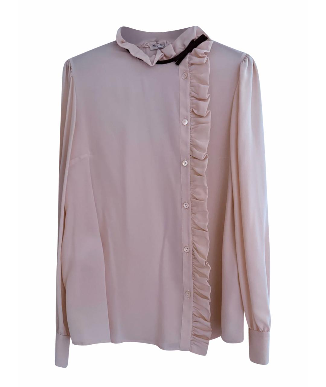 MIU MIU Шелковая блузы, фото 1