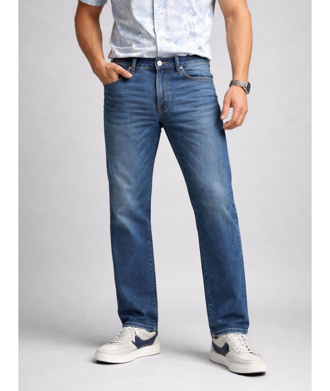 PAUL SMITH Голубые прямые джинсы, фото 7