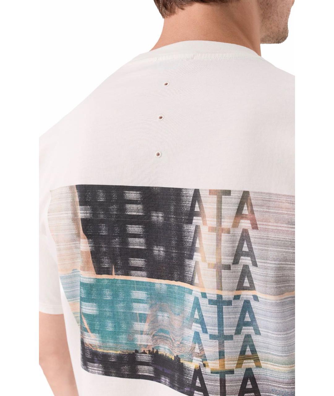 PREMIATA Белая хлопковая футболка, фото 4