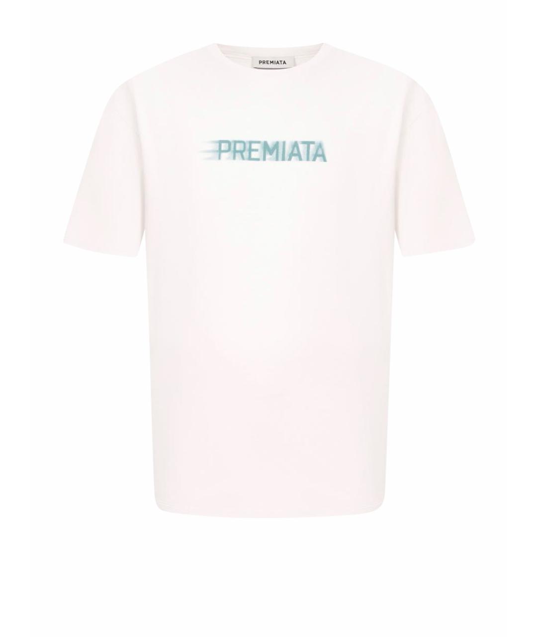 PREMIATA Белая хлопковая футболка, фото 1