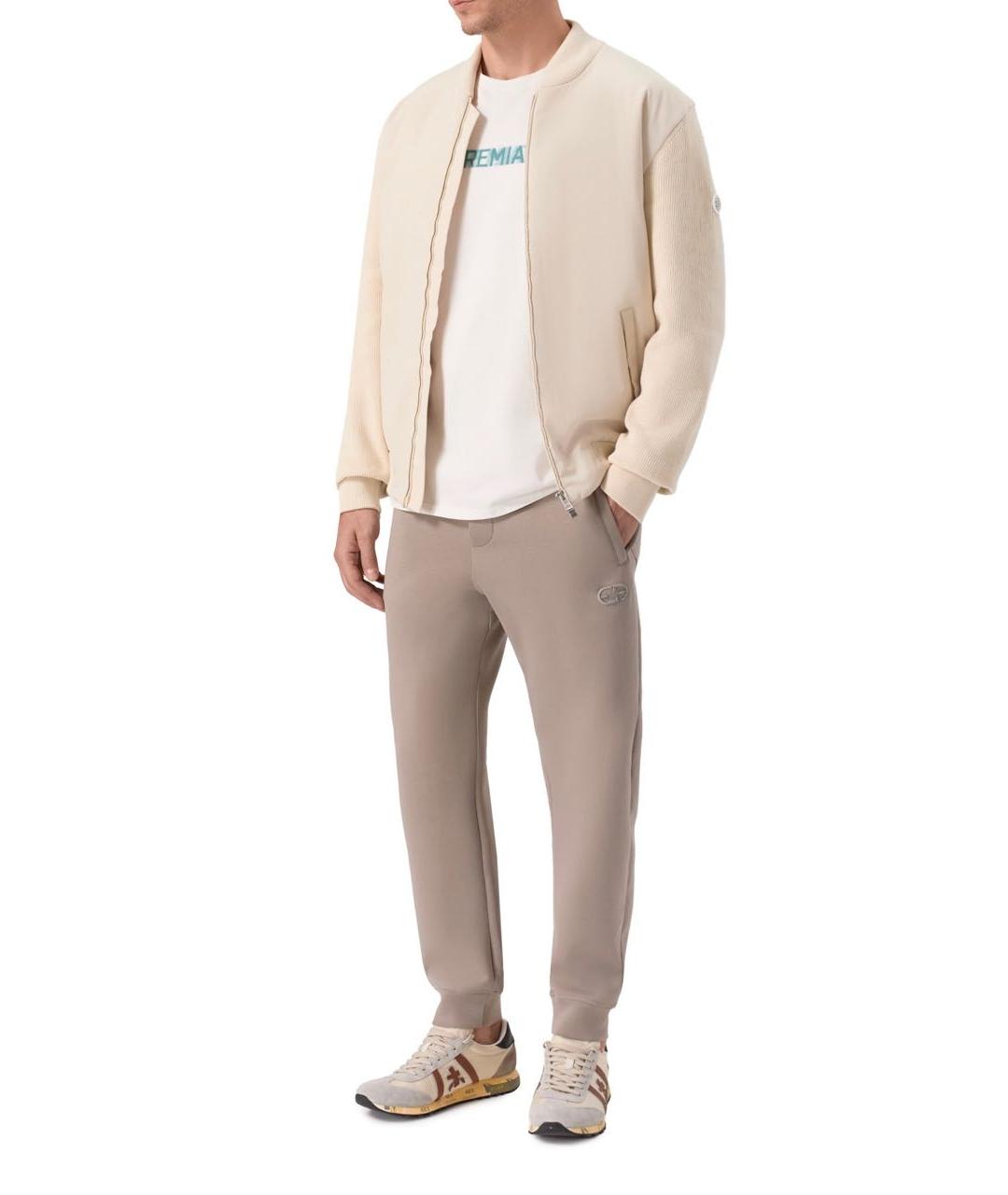 PREMIATA Белая хлопковая футболка, фото 5