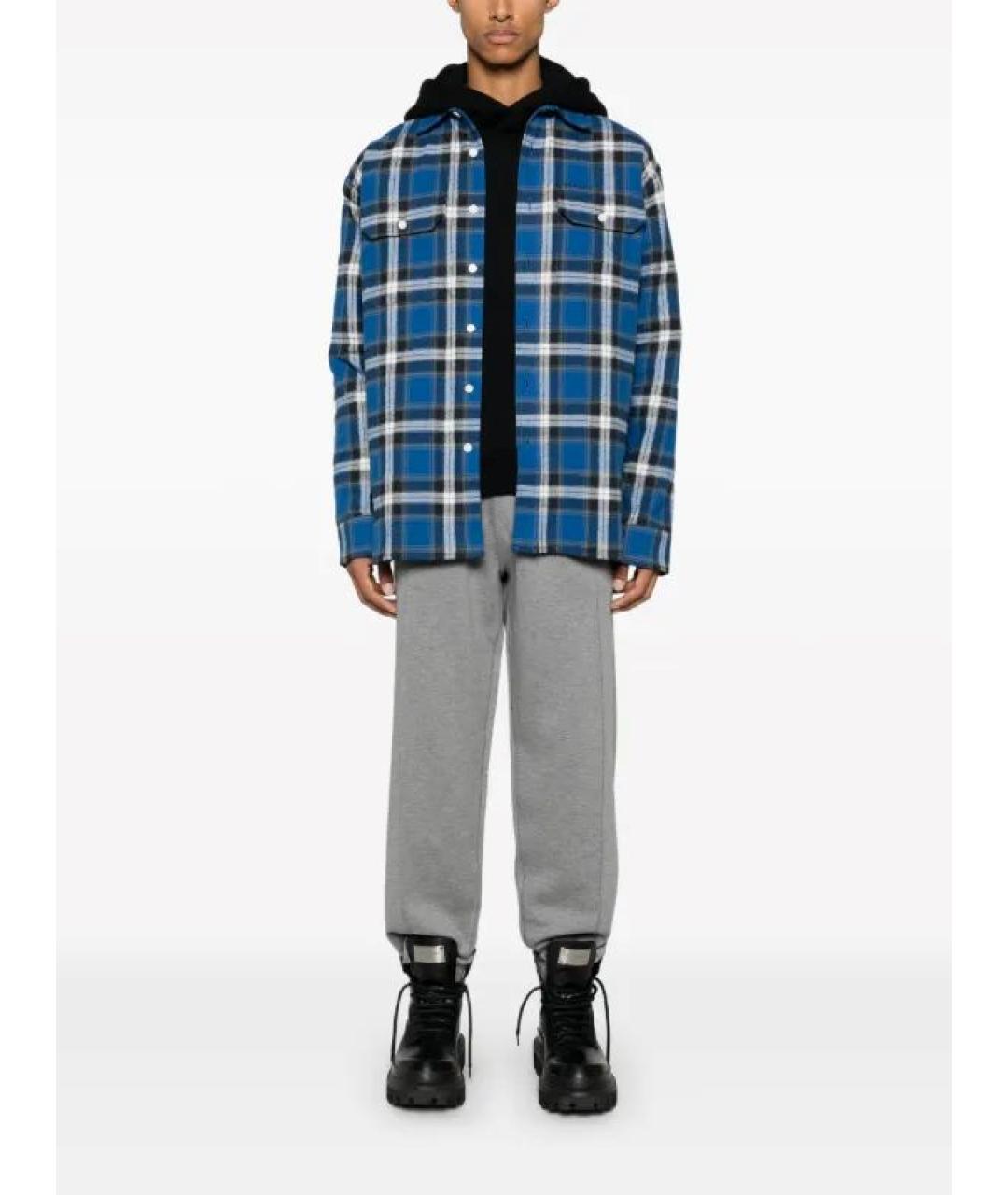 GIVENCHY Синяя хлопковая кэжуал рубашка, фото 9