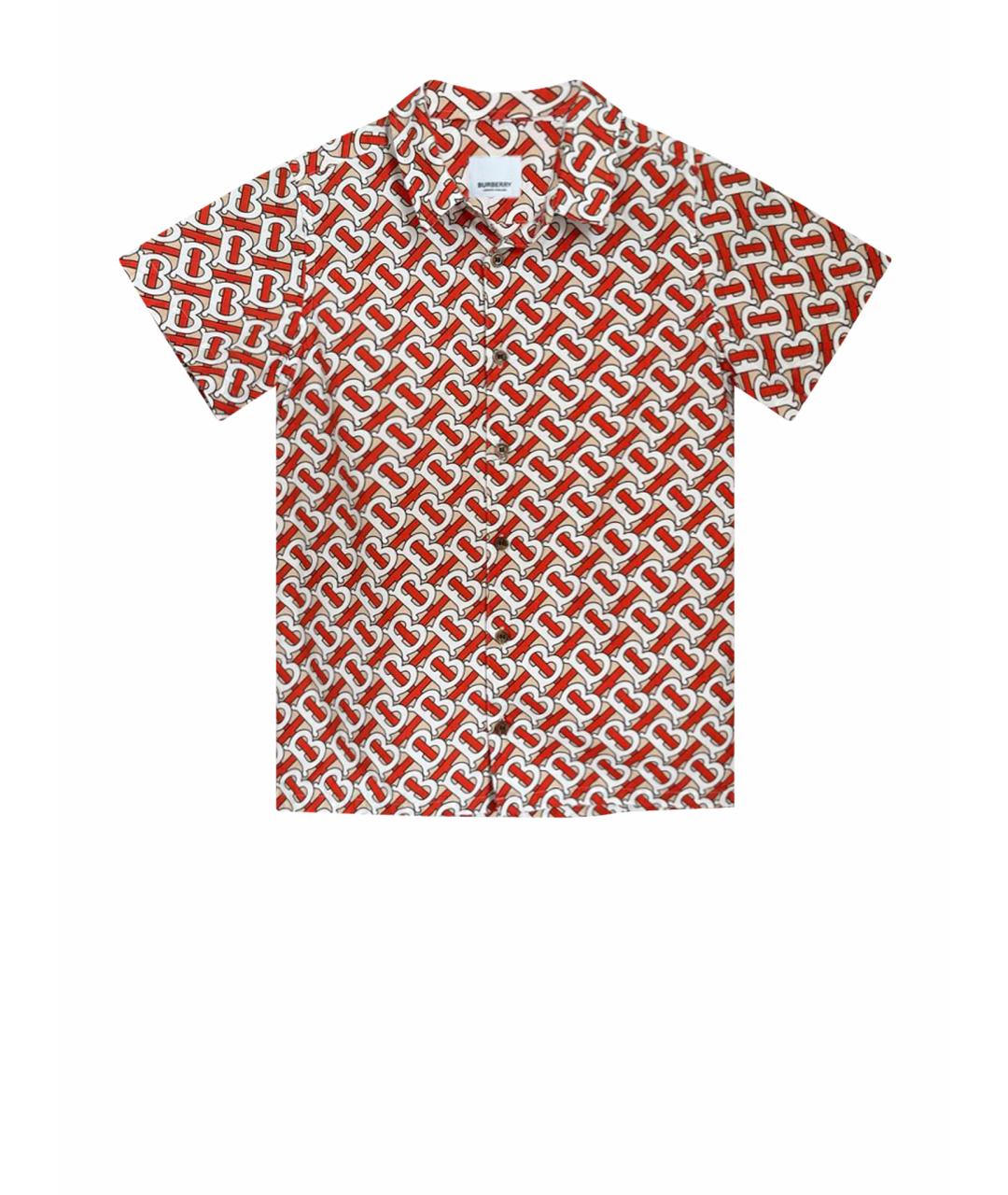 BURBERRY Мульти хлопковая детская рубашка, фото 1