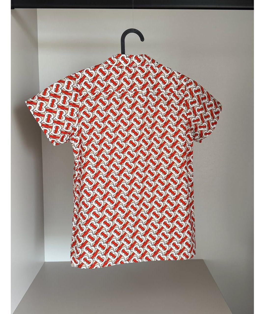 BURBERRY Мульти хлопковая детская рубашка, фото 2