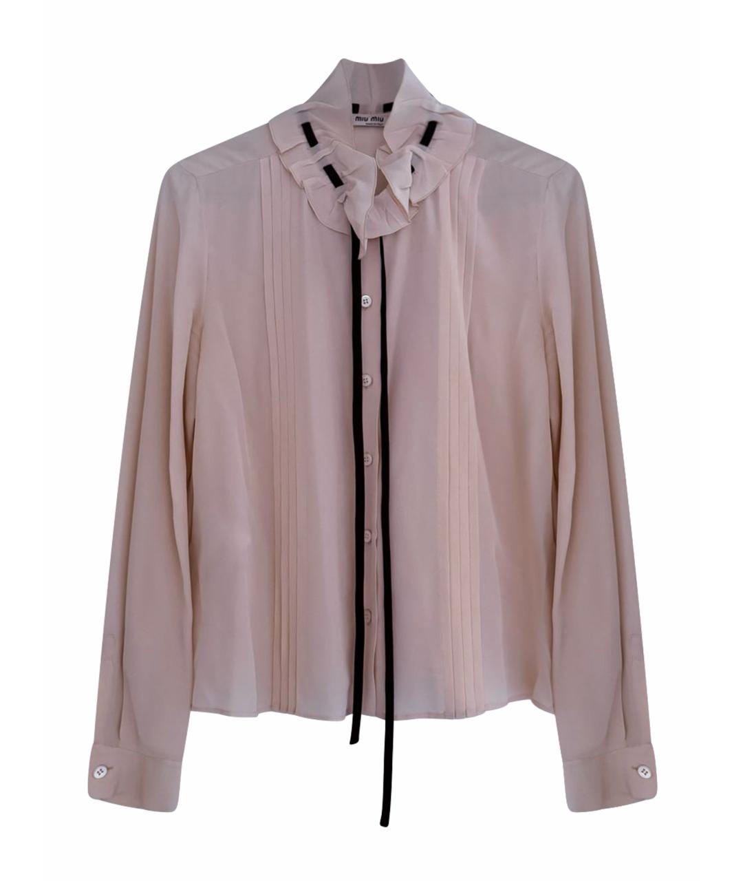 MIU MIU Шелковая блузы, фото 1
